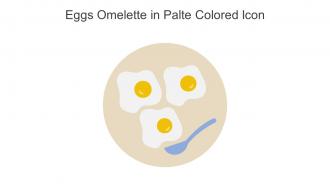 Eggs Omelette In Palte Colored Icon In Powerpoint Pptx Png And Editable Eps Format