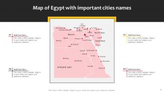 Egypt Map Powerpoint PPT Template Bundles Pre-designed Downloadable