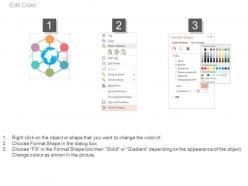 76052755 style circular hub-spoke 6 piece powerpoint presentation diagram infographic slide