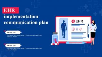 EHR Implementation Communication Plan Ppt Powerpoint Presentation File Aids