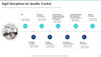 Eight Disciplines For Quality Control Collection Of Quality Control Templates Ppt Graphics