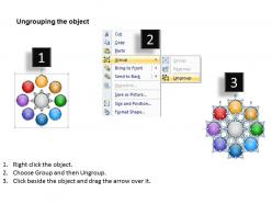 Eight diverging steps a circular process arrows diagram software powerpoint slides