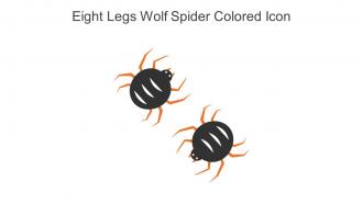 Eight Legs Wolf Spider Colored Icon In Powerpoint Pptx Png And Editable Eps Format