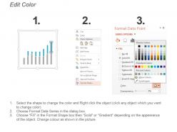 Eight levels column chart sales performance ppt diagram