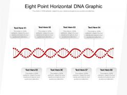 Eight point horizontal dna graphic