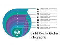 Eight points global infographic