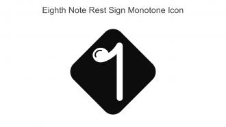 Eighth Note Rest Sign Monotone Icon In Powerpoint Pptx Png And Editable Eps Format