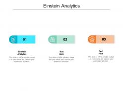 Einstein analytics ppt powerpoint presentation templates cpb