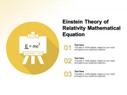 Einstein Theory Of Relativity Mathematical Equation
