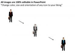 Ek business people network around the globe powerpoint template
