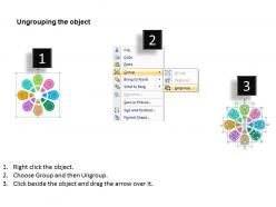 Ek eight staged business process flow diagram flat powerpoint design
