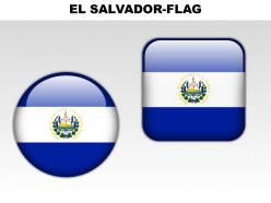 El salvador country powerpoint flags