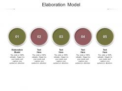 Elaboration model ppt powerpoint presentation professional guidelines cpb