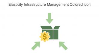 Elasticity Infrastructure Management Colored Icon In Powerpoint Pptx Png And Editable Eps Format