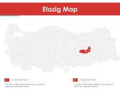 Elazig map powerpoint presentation ppt template