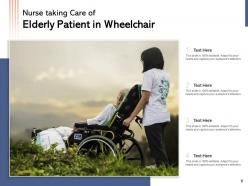 Elderly Individual Photograph Around Wheelchair Through
