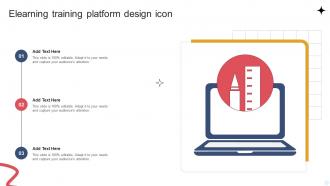 Elearning Training Platform Design Icon