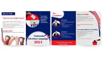 Election Campaign Brochure Bifold