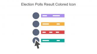 Election Polls Result Colored Icon In Powerpoint Pptx Png And Editable Eps Format