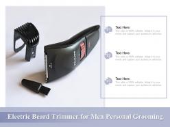Electric beard trimmer for men personal grooming