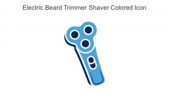 Electric Beard Trimmer Shaver Colored Icon In Powerpoint Pptx Png And Editable Eps Format