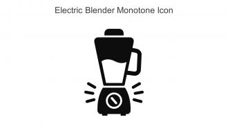Electric Blender Monotone Icon In Powerpoint Pptx Png And Editable Eps Format