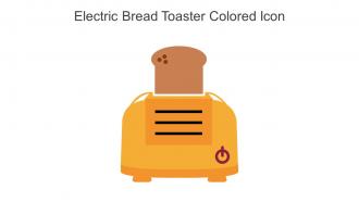 Electric Bread Toaster Colored Icon In Powerpoint Pptx Png And Editable Eps Format