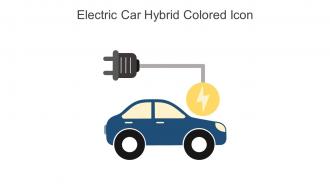 Electric Car Hybrid Colored Icon In Powerpoint Pptx Png And Editable Eps Format