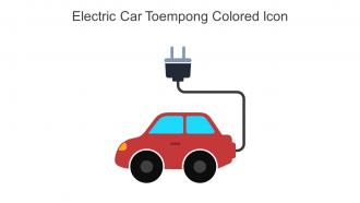 Electric Car Toempong Colored Icon In Powerpoint Pptx Png And Editable Eps Format