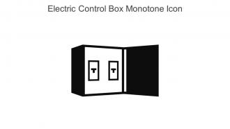 Electric Control Box Monotone Icon In Powerpoint Pptx Png And Editable Eps Format