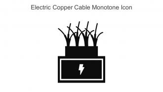 Electric Copper Cable Monotone Icon In Powerpoint Pptx Png And Editable Eps Format