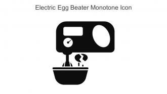 Electric Egg Beater Monotone Icon In Powerpoint Pptx Png And Editable Eps Format