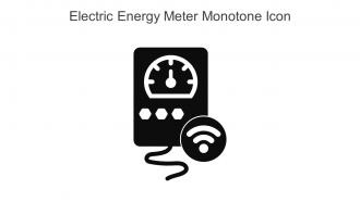 Electric Energy Meter Monotone Icon In Powerpoint Pptx Png And Editable Eps Format