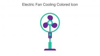 Electric Fan Cooling Colored Icon In Powerpoint Pptx Png And Editable Eps Format