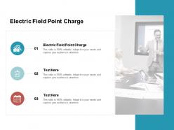 Electric field point charge ppt powerpoint presentation pictures file formats cpb