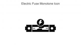 Electric Fuse Monotone Icon In Powerpoint Pptx Png And Editable Eps Format