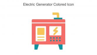 Electric Generator Colored Icon In Powerpoint Pptx Png And Editable Eps Format