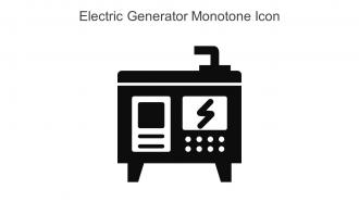 Electric Generator Monotone Icon In Powerpoint Pptx Png And Editable Eps Format