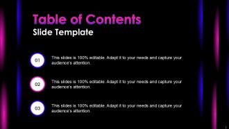 Electric Glow Gradient Powerpoint Background Template Graphical Compatible