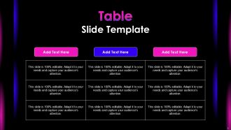 Electric Glow Gradient Powerpoint Background Template Engaging Compatible
