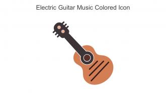 Electric Guitar Music Colored Icon In Powerpoint Pptx Png And Editable Eps Format
