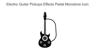 Electric Guitar Pickups Effects Pedal Monotone Icon In Powerpoint Pptx Png And Editable Eps Format