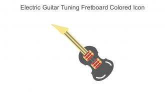 Electric Guitar Tuning Fretboard Colored Icon In Powerpoint Pptx Png And Editable Eps Format