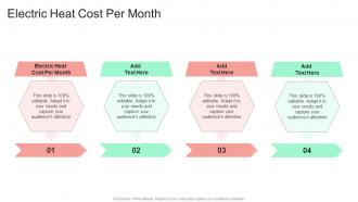 Electric Heat Cost Per Month In Powerpoint And Google Slides Cpb