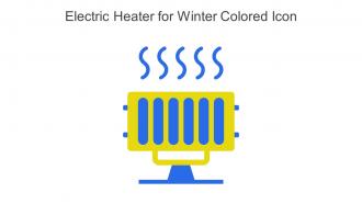 Electric Heater For Winter Colored Icon In Powerpoint Pptx Png And Editable Eps Format