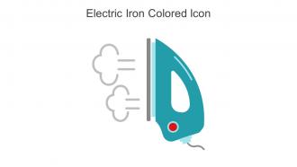 Electric Iron Colored Icon In Powerpoint Pptx Png And Editable Eps Format