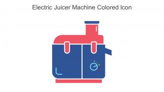 Electric Juicer Machine Colored Icon In Powerpoint Pptx Png And Editable Eps Format