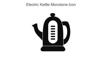 Electric Kettle Monotone Icon In Powerpoint Pptx Png And Editable Eps Format