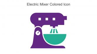Electric Mixer Colored Icon In Powerpoint Pptx Png And Editable Eps Format