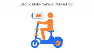 Electric Motor Vehicle Colored Icon In Powerpoint Pptx Png And Editable Eps Format